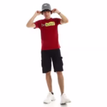 ⁦تيشرت رجالي نص كم حوض قطن - نبيتي⁩ - الصورة ⁦3⁩