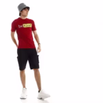 ⁦تيشرت رجالي نص كم حوض قطن - نبيتي⁩ - الصورة ⁦4⁩