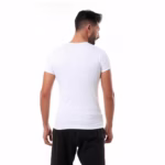 ⁦مجموعه من (2) - نصف كم ممشط 100% قطن صافي - ابيض⁩ - الصورة ⁦7⁩