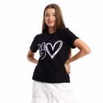 ⁦تيشرت حريمي مطبوع⁩ - الصورة ⁦2⁩
