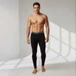 كلسون رجالي اسود قطن استرتش