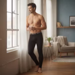 ⁦كلسون رجالي اسود قطن استرتش⁩ - الصورة ⁦6⁩