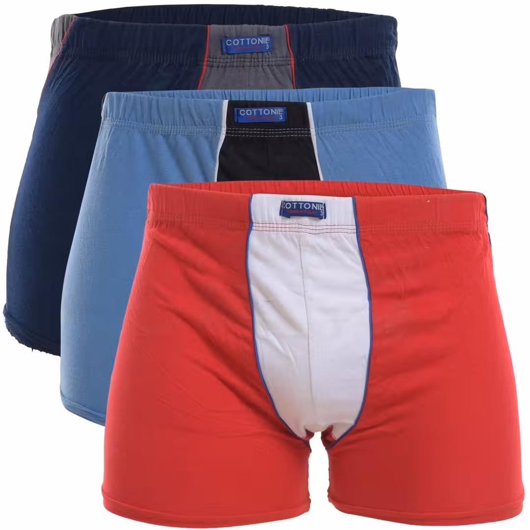 mjmoaah-mn-3-boksrat-aloan-ktn-612083.avif مجموعه من 3 بوكسرات قطونيل الوان ١٠٠٪ قطن - الصورة 1