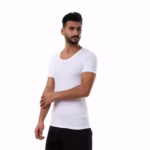 ⁦٣ امبراطور فانلات نص كم قطن صافي قابل للتهويه⁩ - الصورة ⁦3⁩