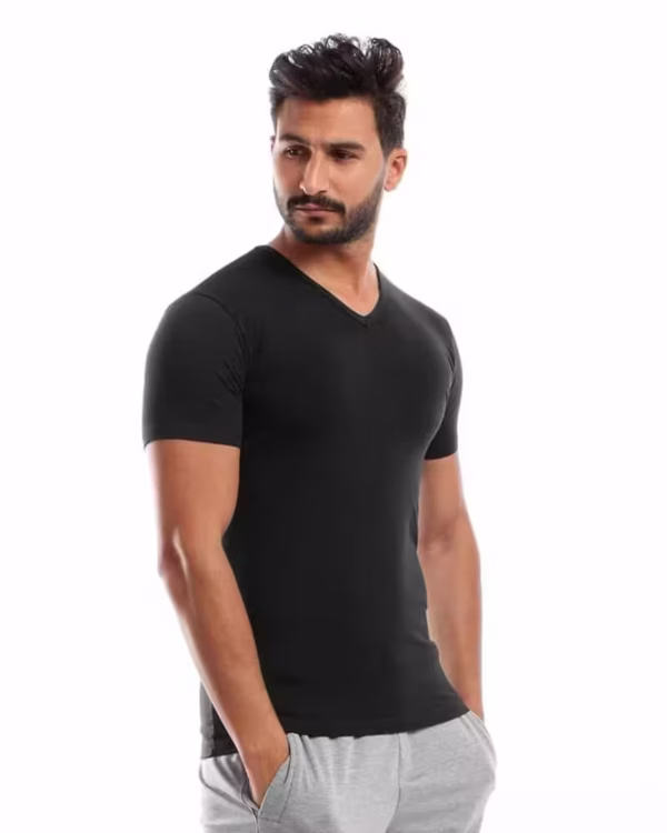⁦فانله قطونيل نص كم رقبه سبعه2⁩ - الصورة ⁦5⁩