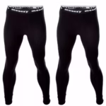 2 كلسون رجالي قطن استرتش - اسود