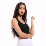 ⁦برا حريمي غير مبطنه قطن استريتش تغطيه كامله-اسود⁩ - الصورة ⁦3⁩