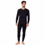 ⁦طقم تدفئه رجالي مبطن - اسود⁩ - الصورة ⁦12⁩