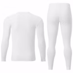 ⁦طقم تدفئه رجالي مبطن - ابيض⁩ - الصورة ⁦9⁩