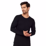 ⁦طقم تدفئه رجالي مبطن - اسود⁩ - الصورة ⁦7⁩