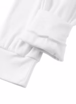 ⁦طقم تدفئه رجالي مبطن - ابيض⁩ - الصورة ⁦2⁩