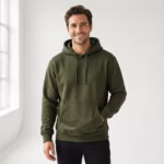 ⁦هودي ساده قطن مبطن من الداخل - جيشي⁩ - الصورة ⁦3⁩