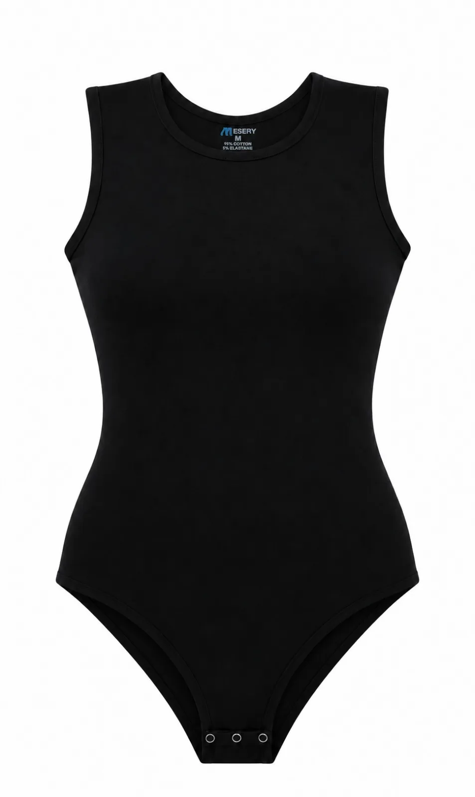 WhatsApp Image 2026-09-26 at 6.05.36 PM Mesery Snap Closures Plain Bodysuit for Women - الصورة 1